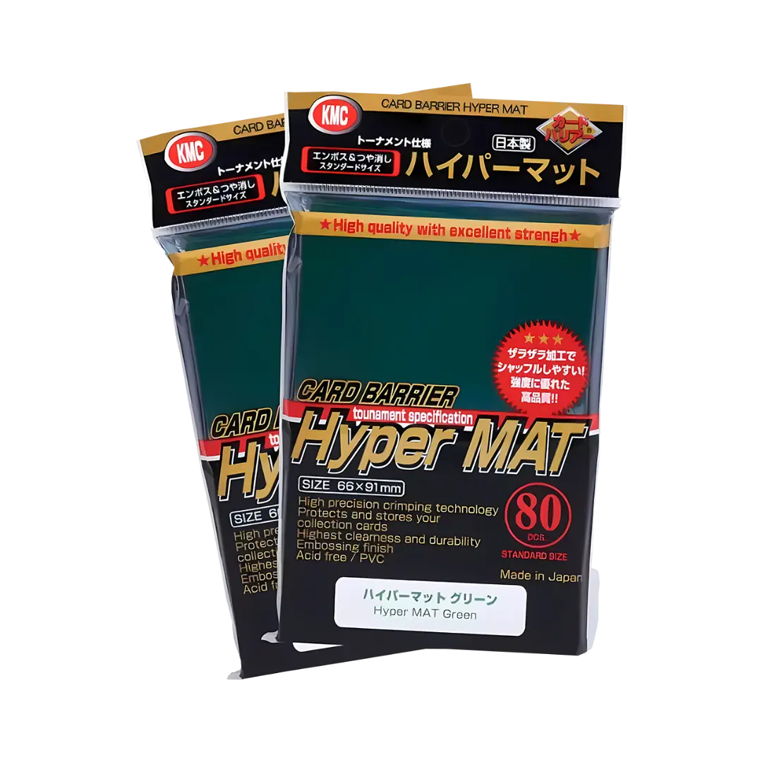 KMC - Standard Sleeves Hyper Mat (80) Stil: Schwarz