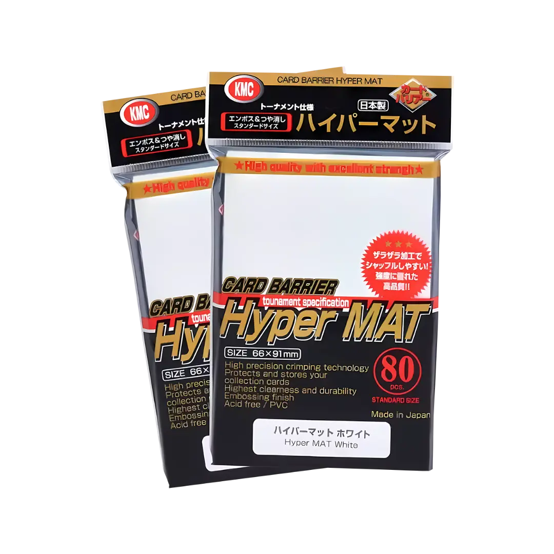 KMC - Standard Sleeves Hyper Mat (80) Stil: Schwarz