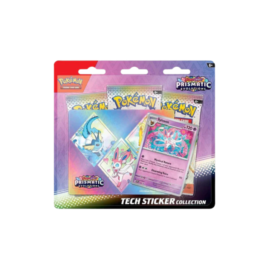 Pokémon Prismatische Entwicklung Tech-Sticker-Kollektion