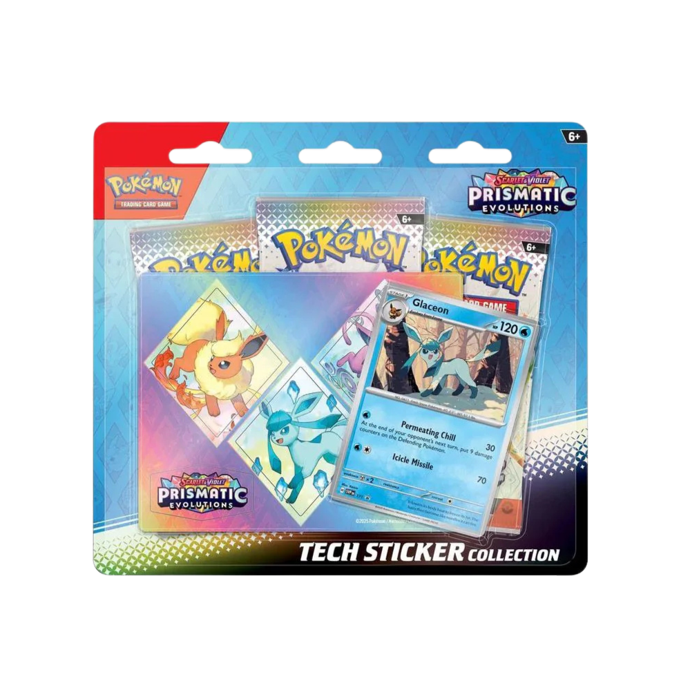 Pokémon Prismatische Entwicklung Tech-Sticker-Kollektion