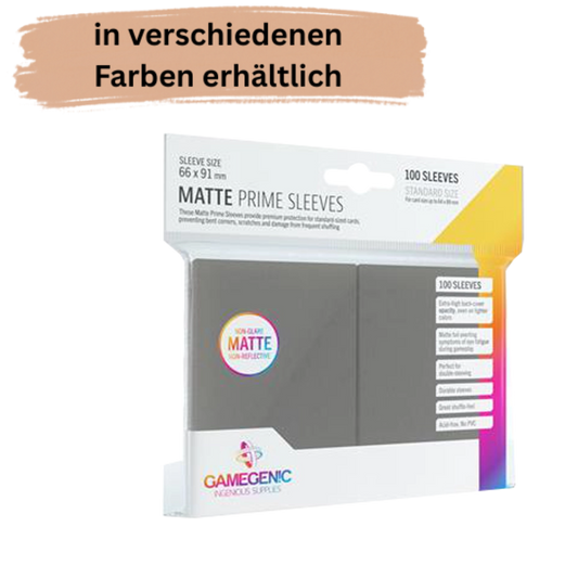 Gamegenic - Matte Prime Sleeves (100)
