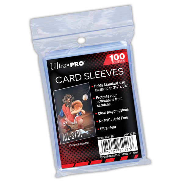 Ultra Pro - Standard Sleeves - Regular Soft Card (100 Sleeves)