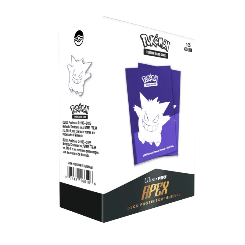Ultra Pro: Gengar Elite 105ct Apex Deck - Protector Sleeves