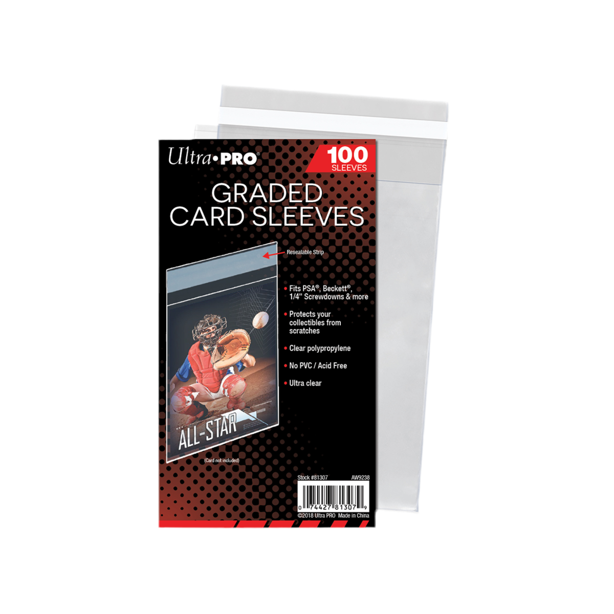Ultra PRO Graded Card Sleeves Resealable