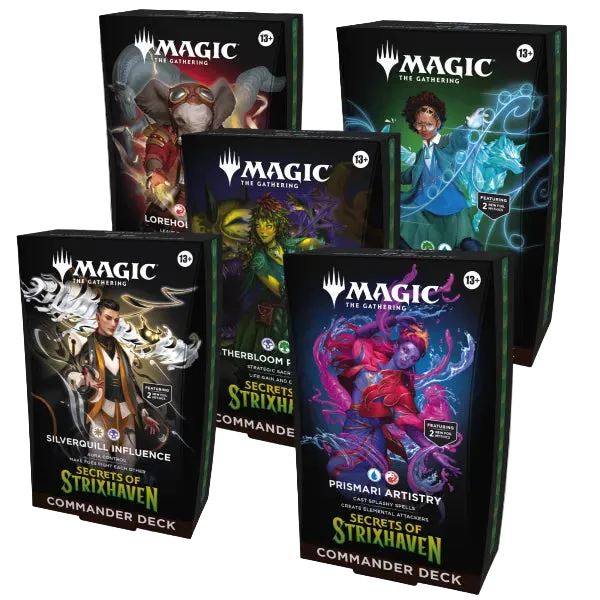 Magic: The Gathering: Secrets of Strixhaven: Commander Deck Bundle (EN)