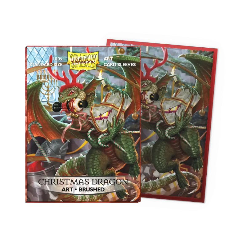 Dragon Shield: Christmas Dragon 2020 - Brushed Art Sleeves - Standard Size