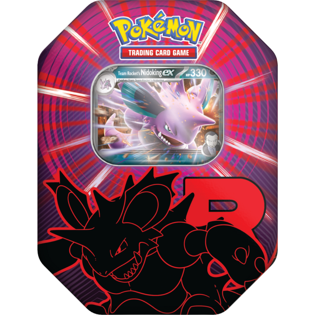 Pokémon TCG: Team Rockets Nidoking ex - Tin (EN)