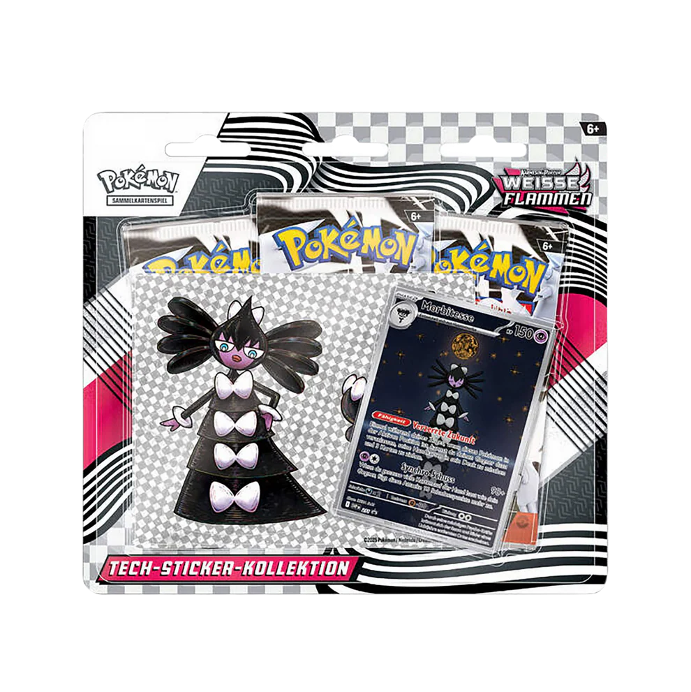 Pokémon TCG: Weisse Flammen Tech Sticker Kollektion Morbitesse