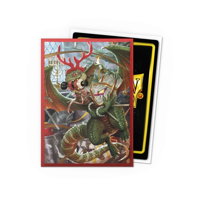 Dragon Shield: Christmas Dragon 2020 - Brushed Art Sleeves - Standard Size