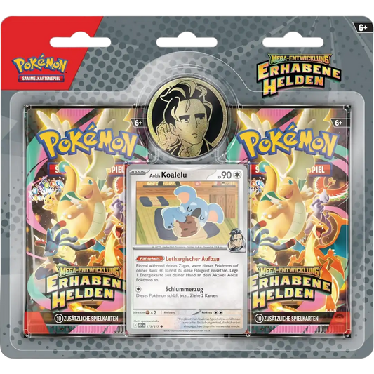 Pokémon TCG: Erhabene Helden Trainer-Blister Aokis Koalelu (DE)