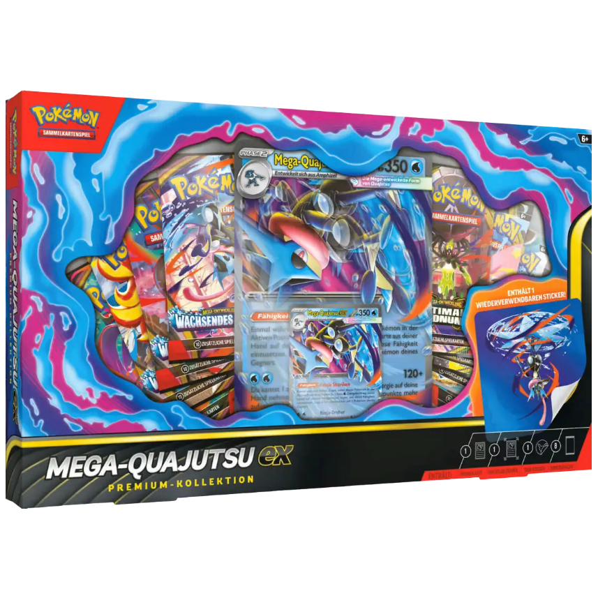 Pokémon TCG: Mega-Quajutsu ex Premium Kollektion (DE)