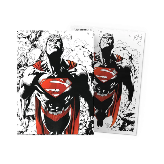 Dragon Shield: Superman Core (Red/White Variant) - Matte Dual Art Sleeves - Standard Size