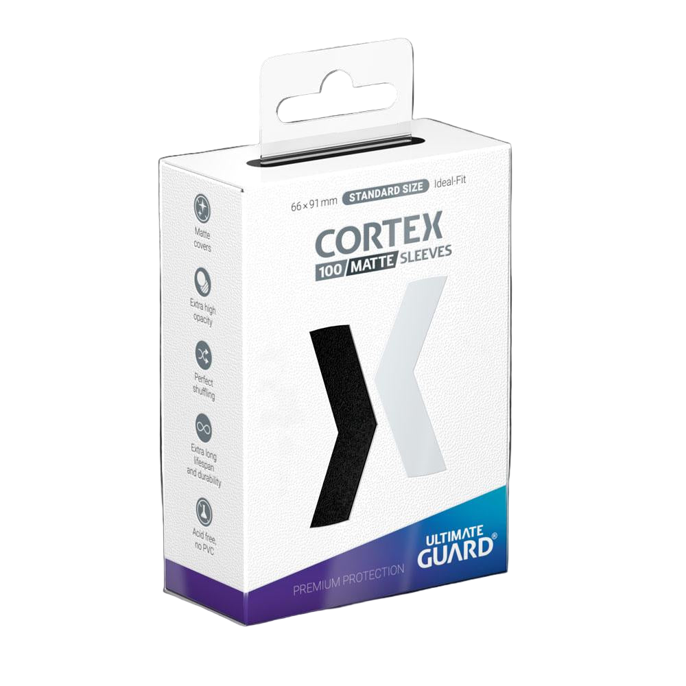 Ultimate Guard Cortex Sleeves Standardgröße Matt-Schwarz (100)